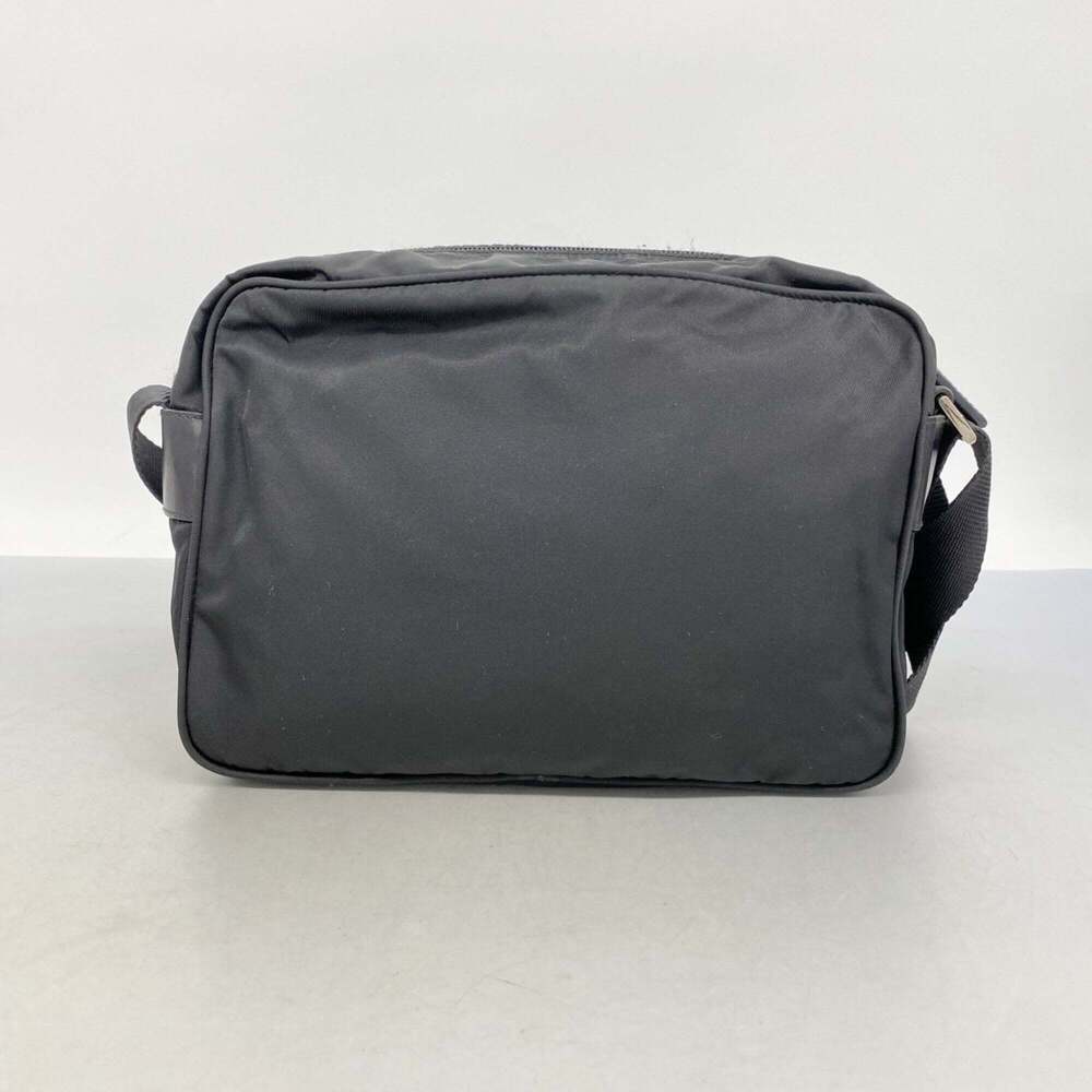 Prada Tessuto Nylon Shoulder Bag, Black, Women's - Picture 10 of 10